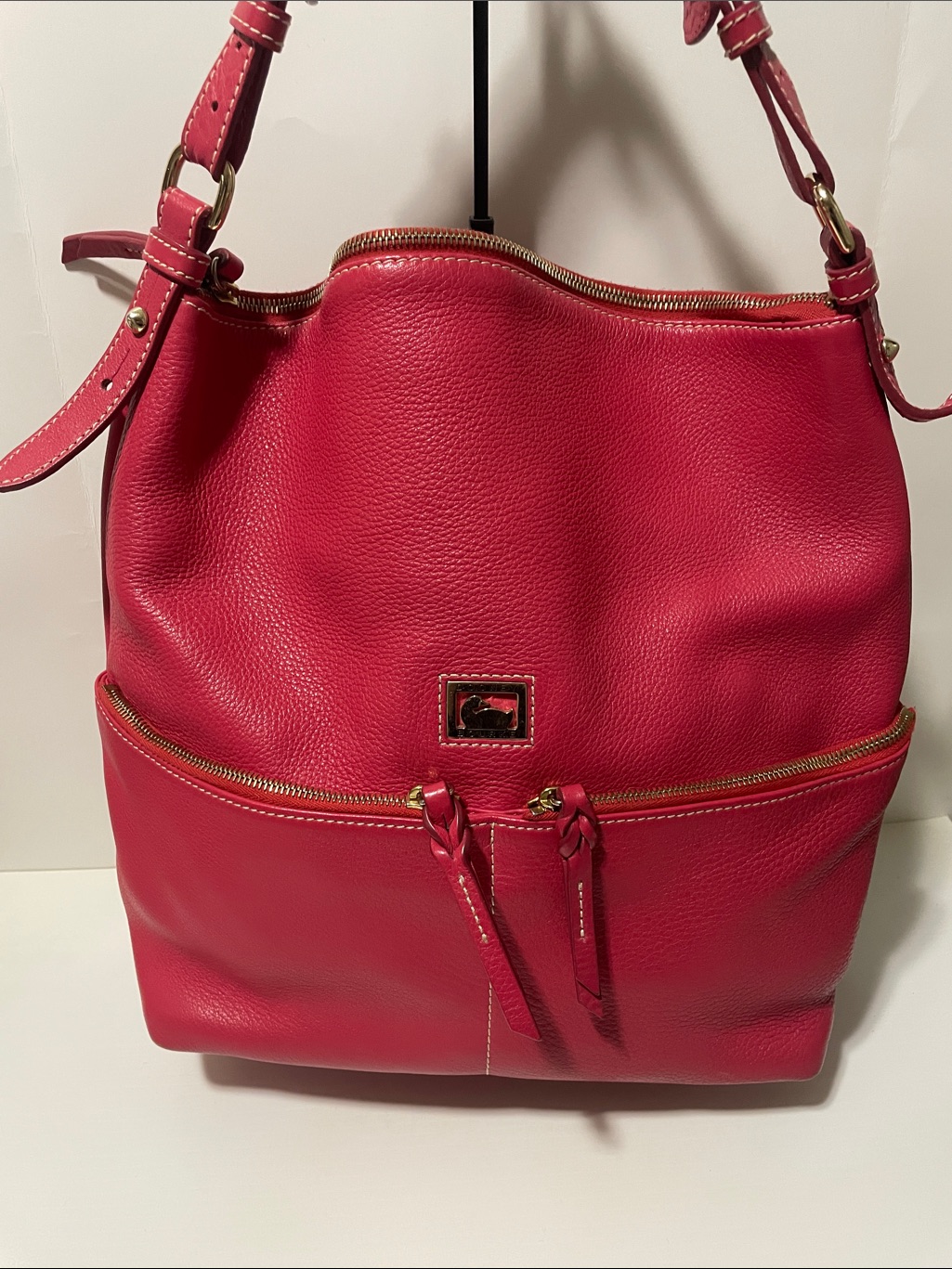 Dooney & Bourke Dillen Hobo Bag With Front Zip Pocket